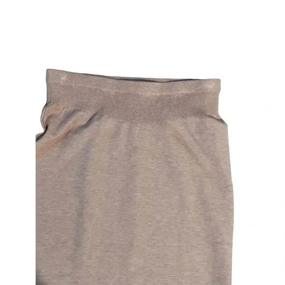 NWT Minnie Rose Tan Elastic Waist Pull On Mid Length Skirt Size Medium - Picture 2 of 5